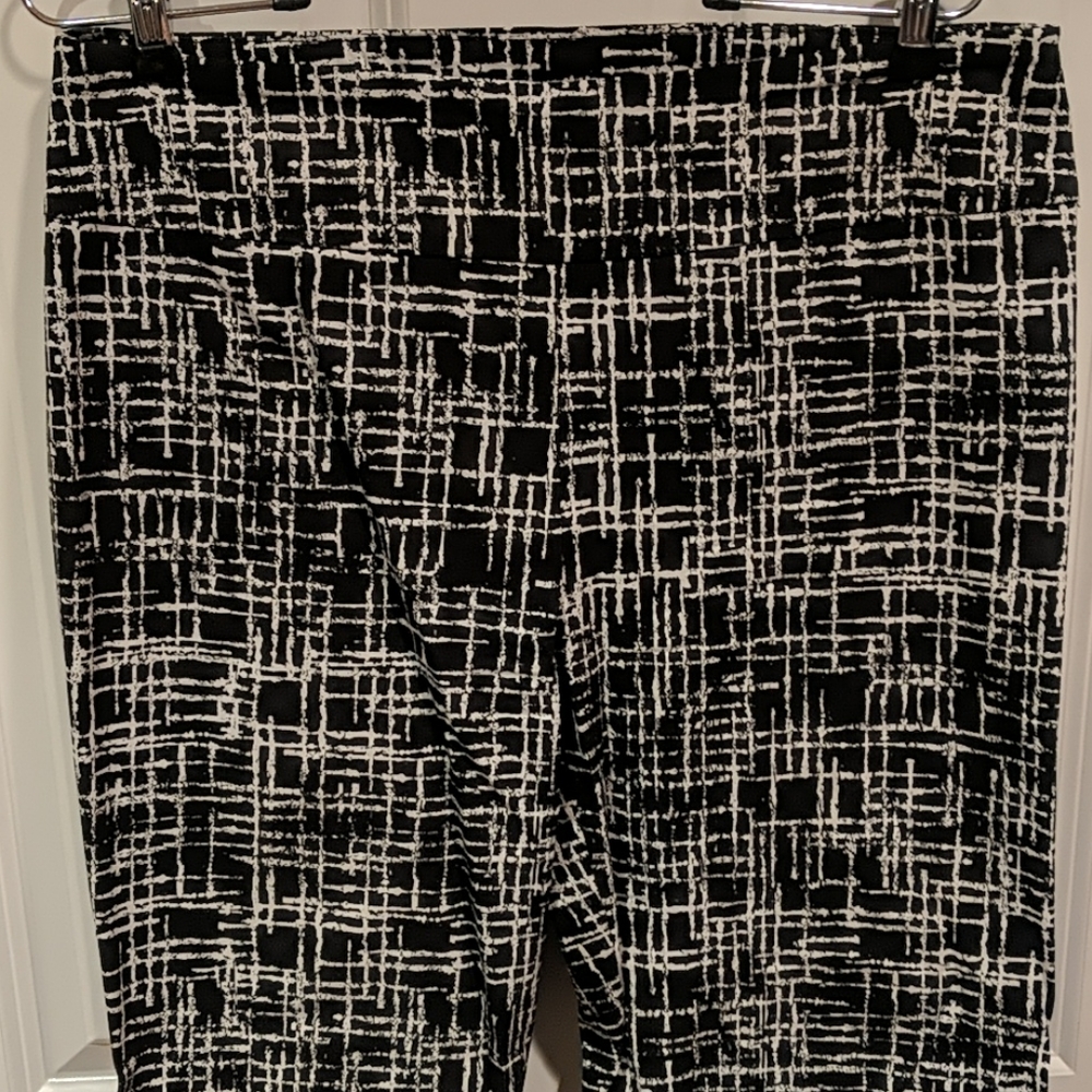 Black and white pants